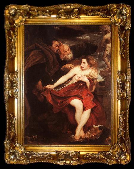 framed  DYCK, Sir Anthony Van Susanna and the Elders dfg, ta009-2